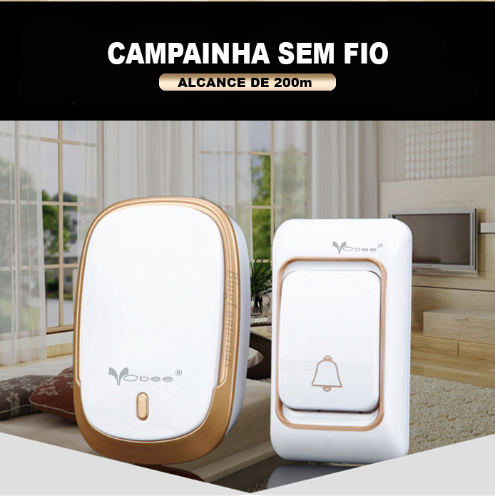 Campainha Sem Fio Para Residência - Obee Jk02-ac